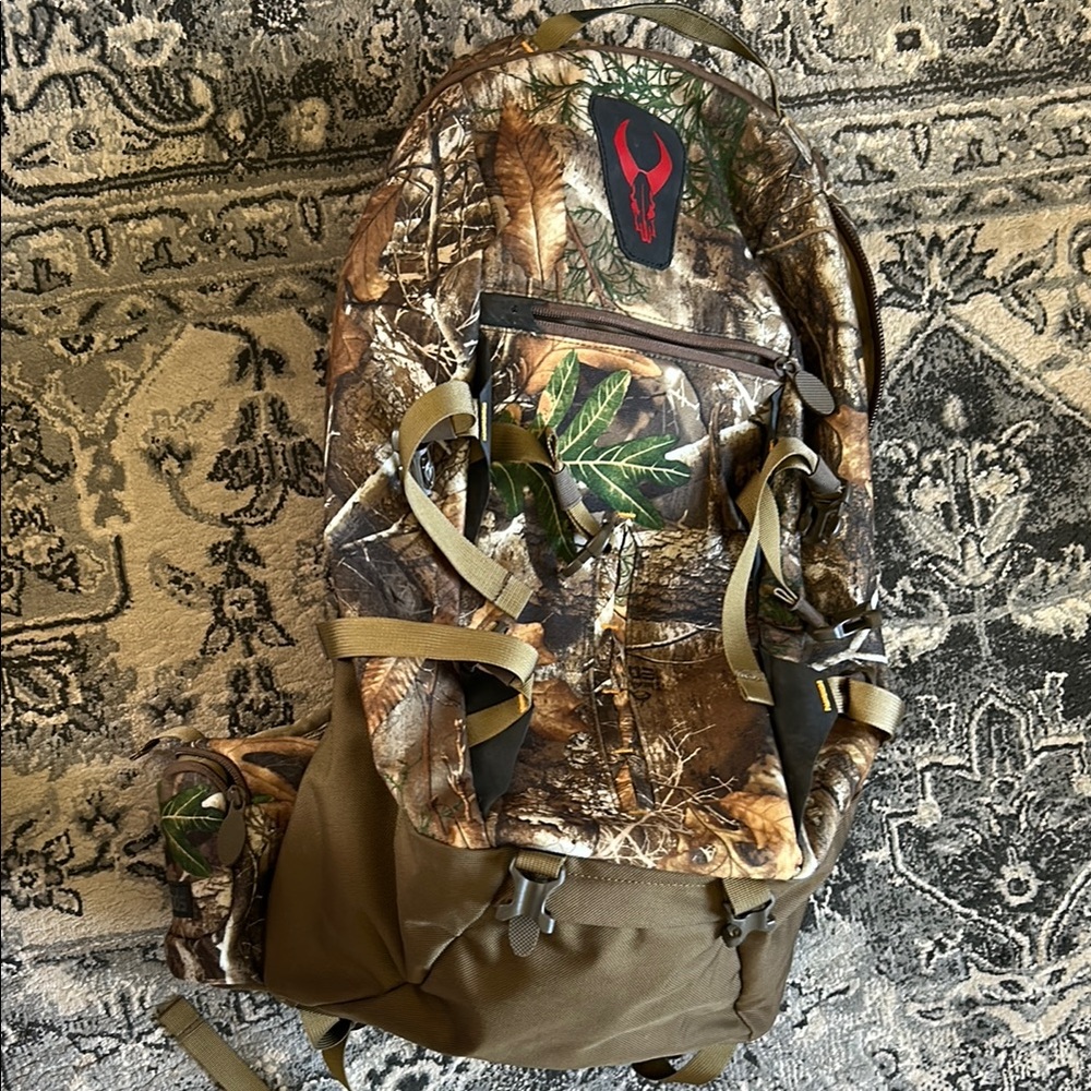 Badlands hunting backpack. Camo. Used once and in great condition.
